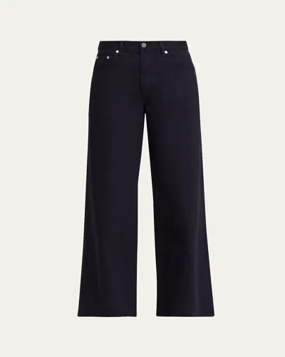 Twp Tiny Dancer Wide-leg Jeans In Black