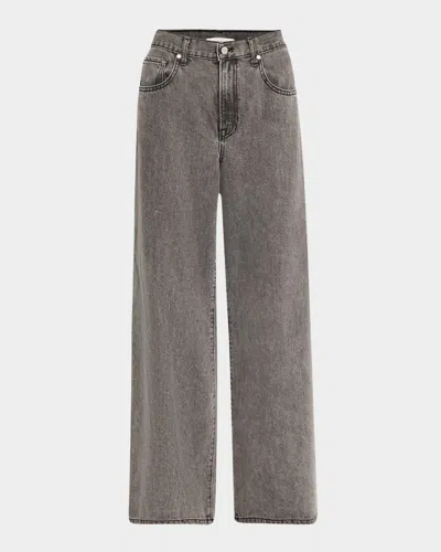 Twp Tiny Dancer Wide-leg Jeans In Dark Grey
