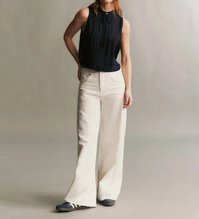 Twp Tiny Dancer Wide Leg Jeans In White
