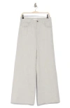 Twp Tiny Dancer Wide Leg Jeans In Light Grey