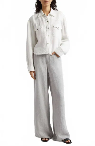 Twp Tiny Dancer Wide Leg Pants In Gray