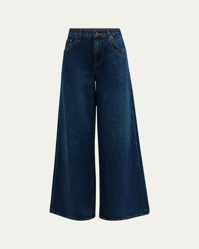 Twp Tiny Dancer Wide-leg Denim Jeans In Blue