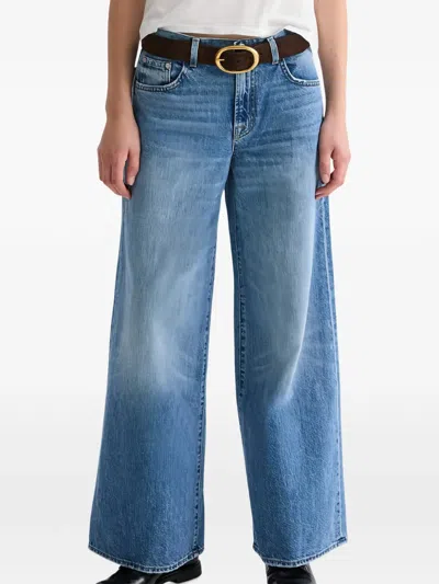 Twp Tiny Dancer Wide-leg Jeans In Blue