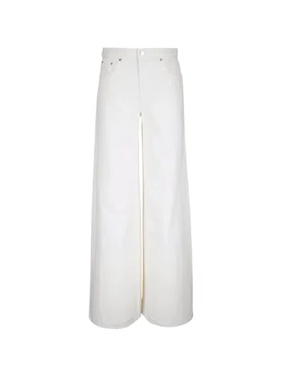 Twp Tiny Dancer Wide-leg Jeans In White