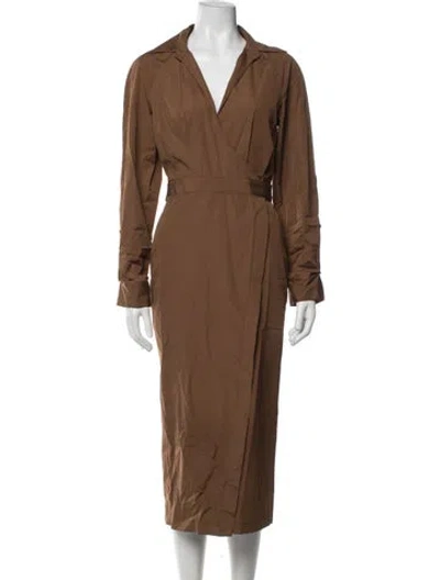 Pre-owned Twp Trench Coat In Brown