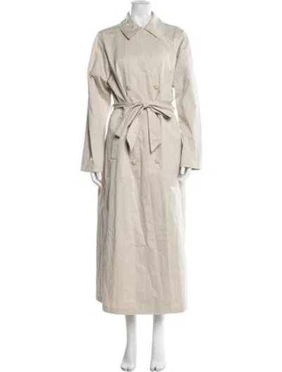 Pre-owned Twp Trench Coat In Neutral