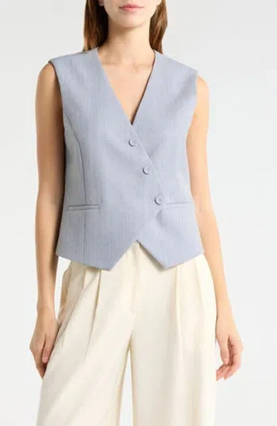 Twp Tyler Wool Vest In Halogen Blue