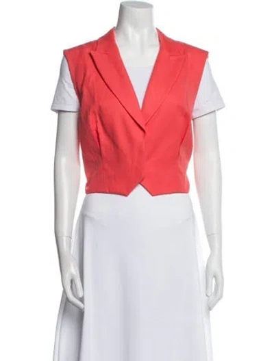 Pre-owned Twp Vest In Red