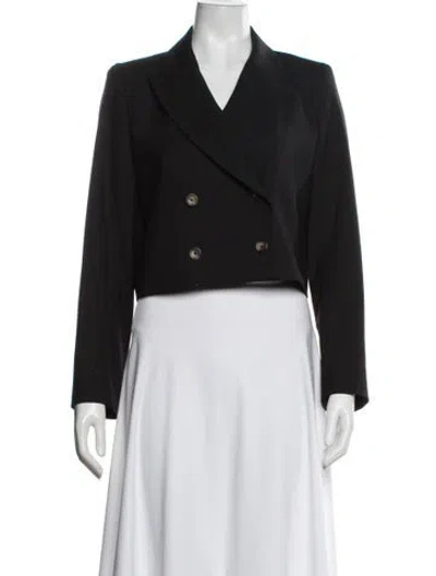 Pre-owned Twp Virgin Wool Blazer In Black
