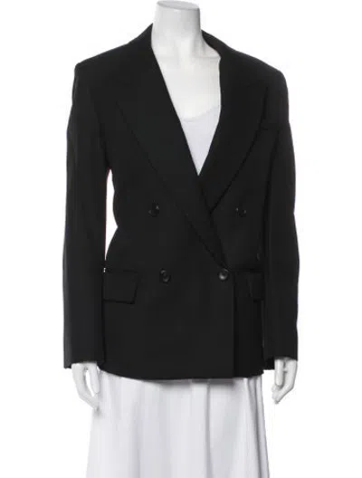 Pre-owned Twp Virgin Wool Blazer In Black