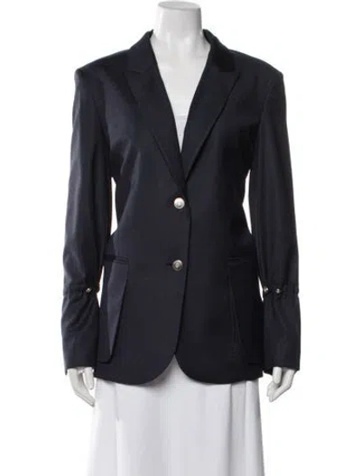 Pre-owned Twp Virgin Wool Blazer In Blue