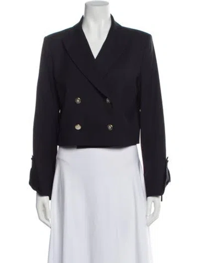 Pre-owned Twp Virgin Wool Blazer In Blue