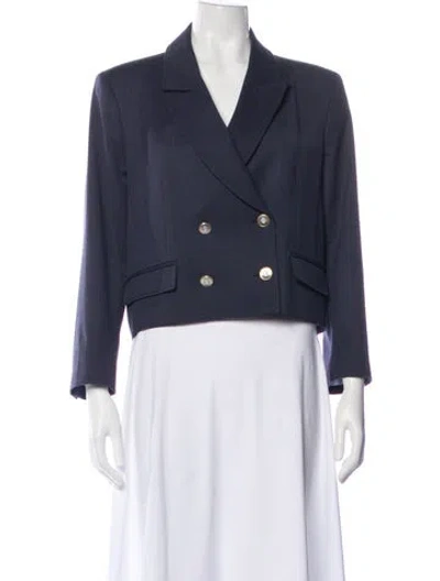 Pre-owned Twp Virgin Wool Blazer In Blue