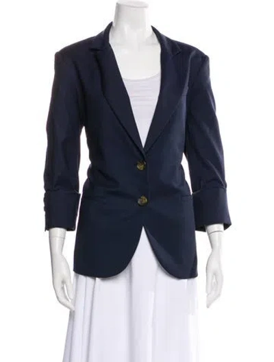 Pre-owned Twp Virgin Wool Blazer In Blue