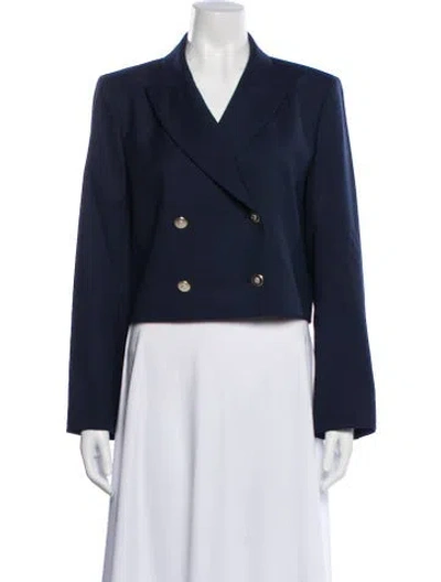 Pre-owned Twp Virgin Wool Blazer In Blue