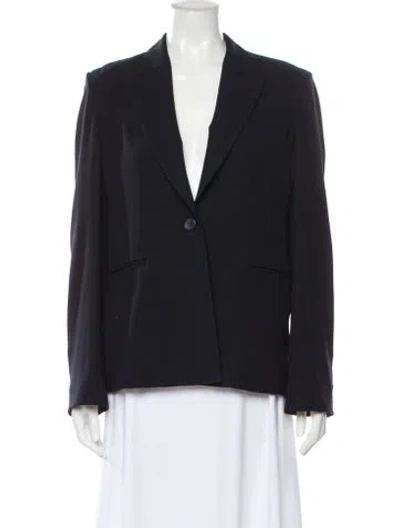 Pre-owned Twp Virgin Wool Blazer In Blue