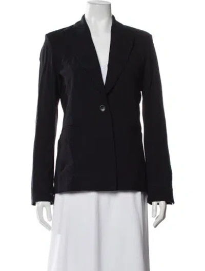 Pre-owned Twp Virgin Wool Blazer In Blue