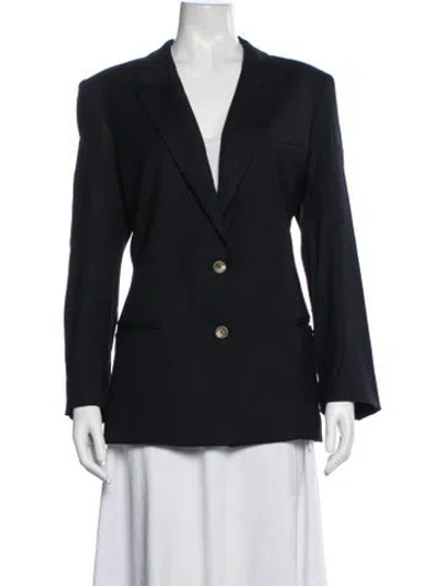 Pre-owned Twp Virgin Wool Blazer In Blue