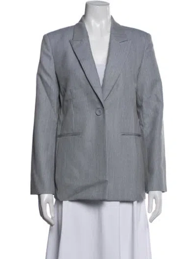 Pre-owned Twp Virgin Wool Blazer In Blue