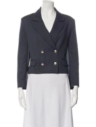 Pre-owned Twp Virgin Wool Blazer In Blue