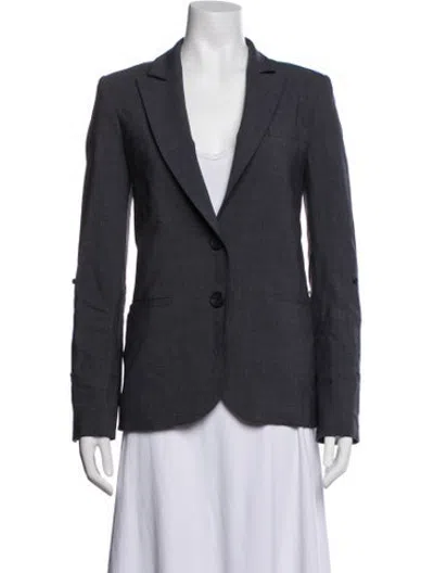 Pre-owned Twp Virgin Wool Blazer In Blue