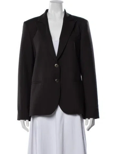 Pre-owned Twp Virgin Wool Blazer In Brown