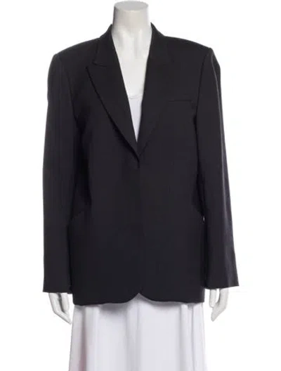 Pre-owned Twp Virgin Wool Blazer In Gray