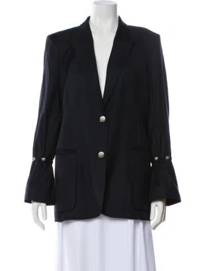 Pre-owned Twp Virgin Wool Blazer In Gray