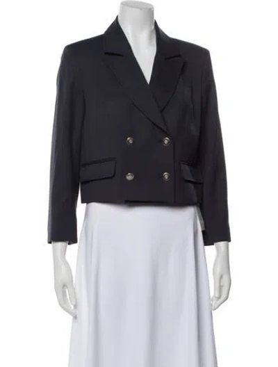 Pre-owned Twp Virgin Wool Blazer In Gray