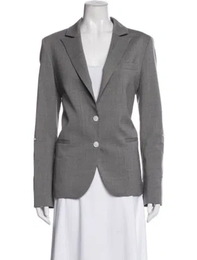 Pre-owned Twp Virgin Wool Blazer In Gray