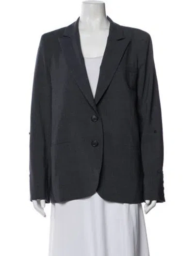 Pre-owned Twp Virgin Wool Blazer In Gray