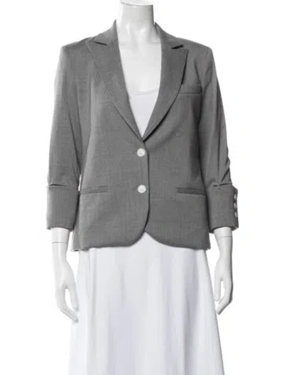 Pre-owned Twp Virgin Wool Blazer In Grey