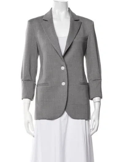 Pre-owned Twp Virgin Wool Blazer In Grey