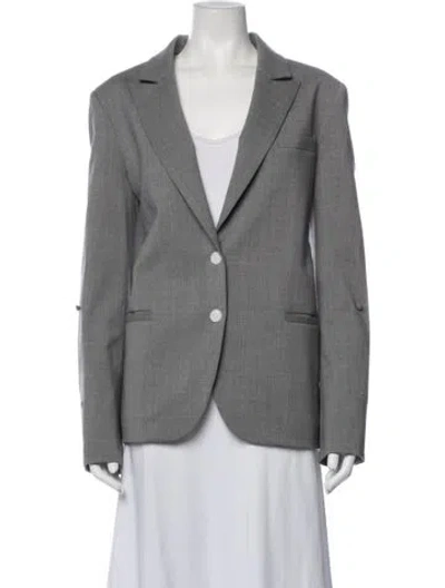 Pre-owned Twp Virgin Wool Blazer In Grey