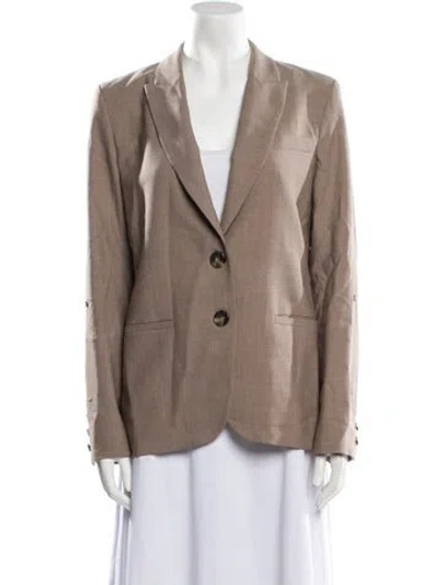 Pre-owned Twp Virgin Wool Blazer In Neutral
