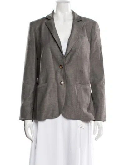 Pre-owned Twp Virgin Wool Blazer In Neutral