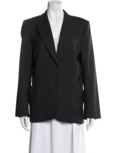 Pre-owned Twp Virgin Wool Blazer W/ Tags In Black