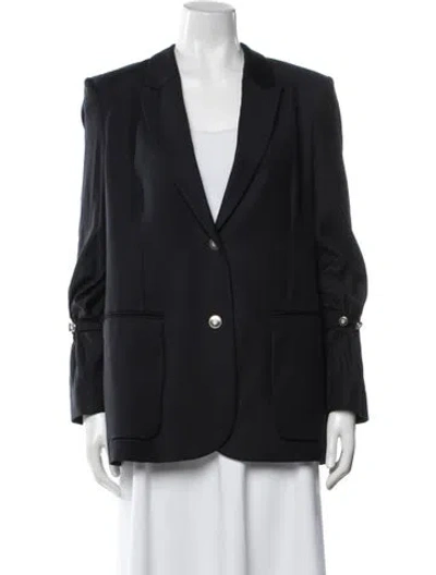Pre-owned Twp Virgin Wool Blazer W/ Tags In Black