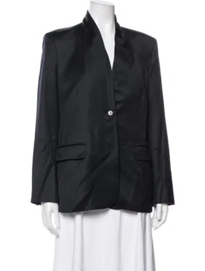 Pre-owned Twp Virgin Wool Blazer W/ Tags In Blue