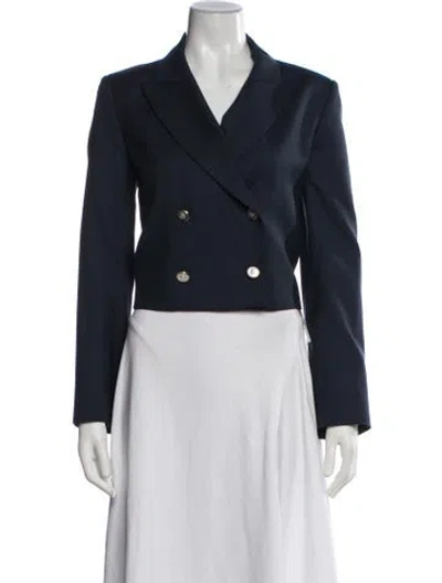 Pre-owned Twp Virgin Wool Blazer W/ Tags In Blue