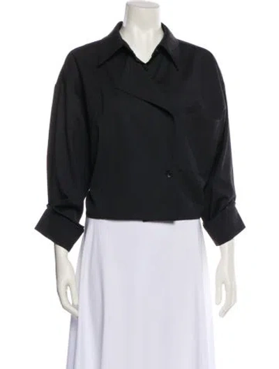 Pre-owned Twp Virgin Wool Evening Jacket In Blue