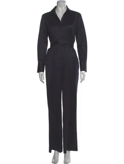 Pre-owned Twp Virgin Wool Jumpsuit In Grey