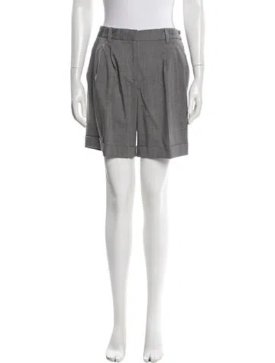 Pre-owned Twp Virgin Wool Knee-length Shorts In Black