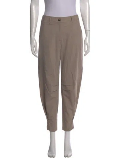 Pre-owned Twp Virgin Wool Skinny Leg Pants In Neutral