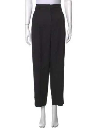 Pre-owned Twp Virgin Wool Straight Leg Pants In Blue