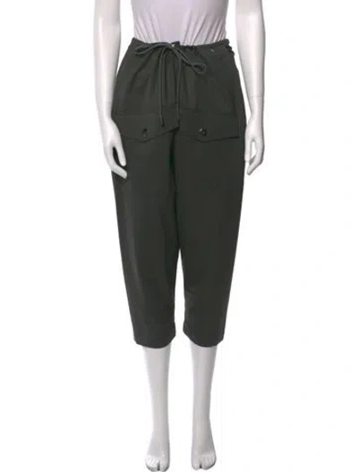 Pre-owned Twp Virgin Wool Straight Leg Pants In Gray