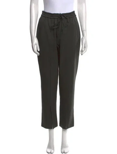 Pre-owned Twp Virgin Wool Straight Leg Pants In Gray