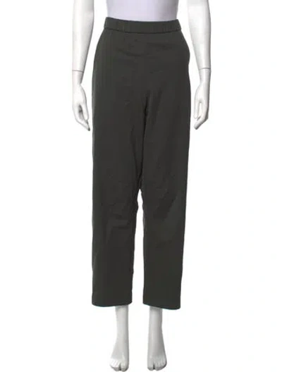 Pre-owned Twp Virgin Wool Straight Leg Pants W/ Tags In Green
