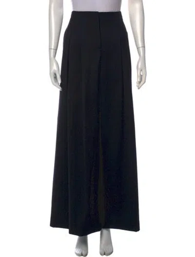 Pre-owned Twp Virgin Wool Wide Leg Pants In Blue