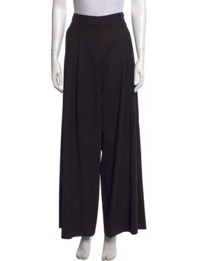 Pre-owned Twp Virgin Wool Wide Leg Pants In Blue